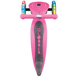 Біговел-самокат Globber GO-UP Foldable Plus Lights 5in1 (Deep Pink)