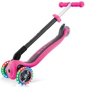 Біговел-самокат Globber GO-UP Foldable Plus Lights 5in1 (Deep Pink)