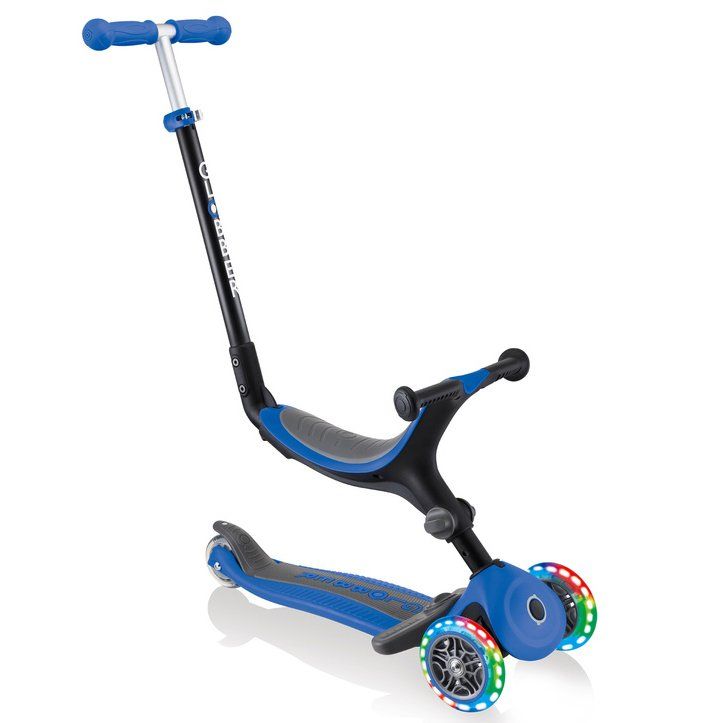 Біговел-самокат Globber GO-UP Foldable Plus Lights 5in1 (Navy Blue)