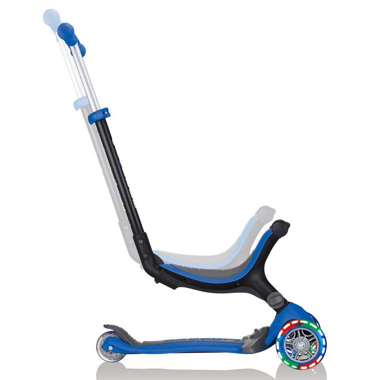 Біговел-самокат Globber GO-UP Foldable Plus Lights 5in1 (Navy Blue)