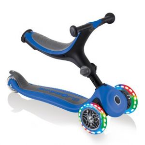 Біговел-самокат Globber GO-UP Foldable Plus Lights 5in1 (Navy Blue)