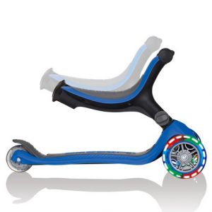 Біговел-самокат Globber GO-UP Foldable Plus Lights 5in1 (Navy Blue)