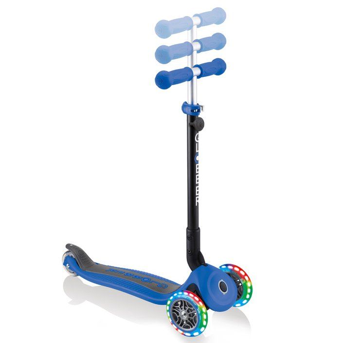 Біговел-самокат Globber GO-UP Foldable Plus Lights 5in1 (Navy Blue)