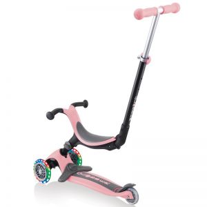 Самокат-велобег Globber GO-UP Foldable Plus Lights 5in1 (Pastel Pink)