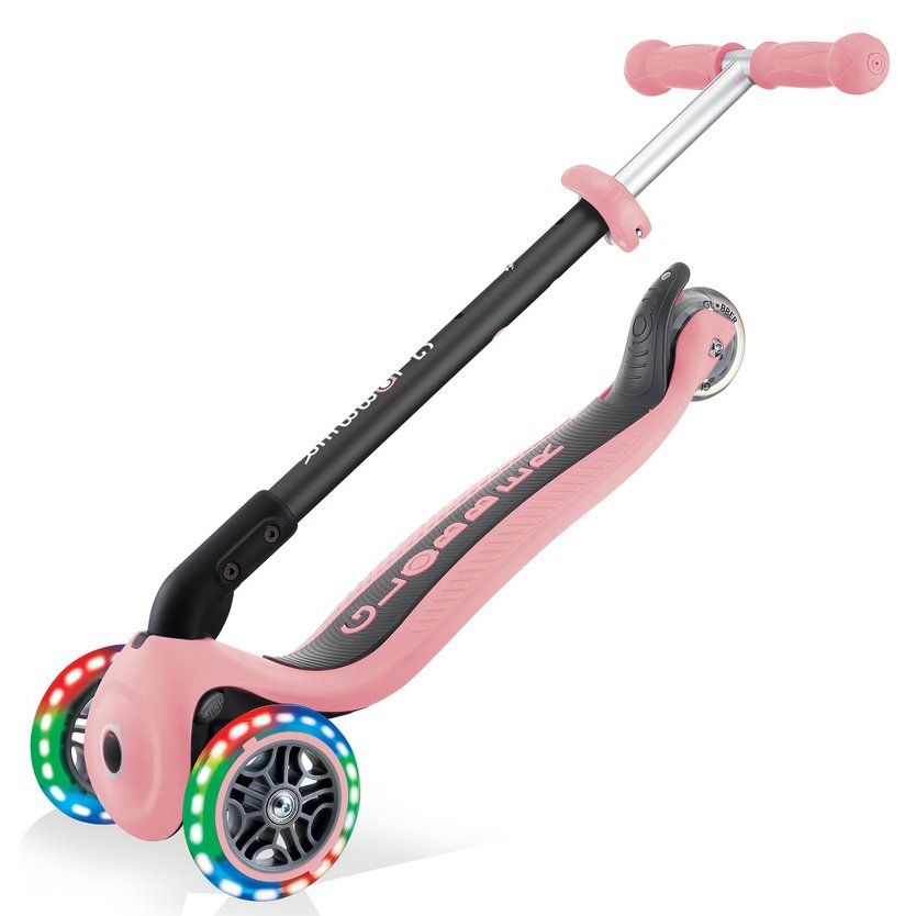 Біговел-самокат Globber GO-UP Foldable Plus Lights 5in1 (Pastel Pink)