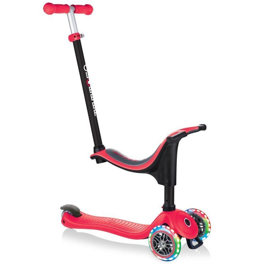 Біговел-самокат Globber GO-UP sporty Lights 4in1 (Red)