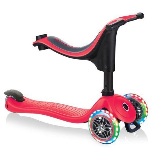 Біговел-самокат Globber GO-UP sporty Lights 4in1 (Red)
