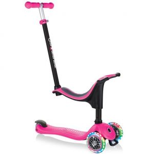 Самокат-велобег Globber GO-Up Sporty Lights 4in1 (Deep Pink)