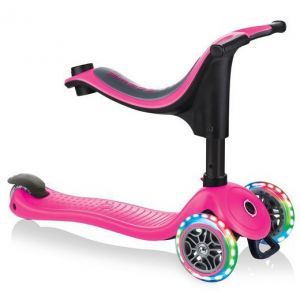 Біговел-самокат Globber GO-UP sporty Lights 4in1 (Deep Pink)