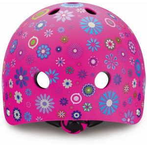 Шолом захисний Globber Flowers Deep Pink (рожевий)
