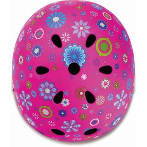 Шолом захисний Globber Flowers Deep Pink (рожевий)