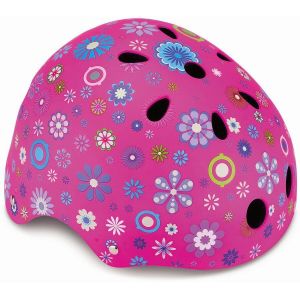 Шолом захисний Globber Flowers Deep Pink (рожевий)