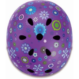 Шлем защитный Globber Flowers Violet (фиолетовый)