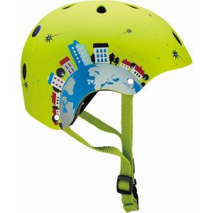 Шлем защитный Globber Rocket Lime Green (зеленый)