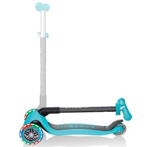 Самокат Globber My Free Primo Foldable Lights (бирюзовый)