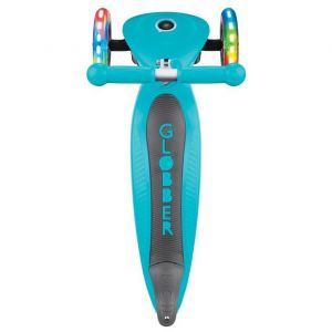 Самокат Globber My Free Primo Foldable Lights (бирюзовый)