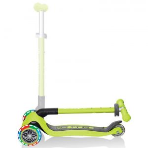 Самокат Globber My Free Primo Foldable Lights (зелений)