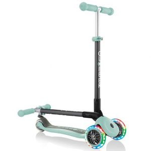 Самокат Globber My Free Primo Foldable Lights (м'ятний)
