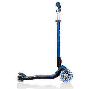 Самокат Globber My Free Fold Up Lights Elite Prime (синий)