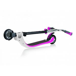 Самокат Globber Flow Foldable 125 (біло-рожевий)