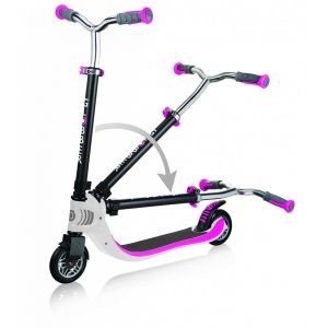 Самокат Globber Flow Foldable 125 (біло-рожевий)