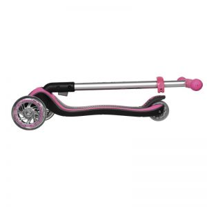 Самокат Globber My Free Fold Up Lights Elite (рожевий)