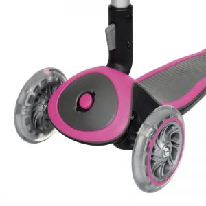 Самокат Globber My Free Fold Up Lights Elite (рожевий)