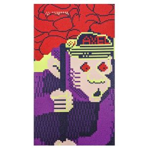 Сменный наждак AXEL Cyber Art Monkey 5.5" Pro scooter griptape