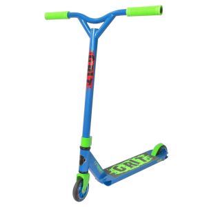 Трюковой самокат Grit Scooters Extremist Blue Fluro Green