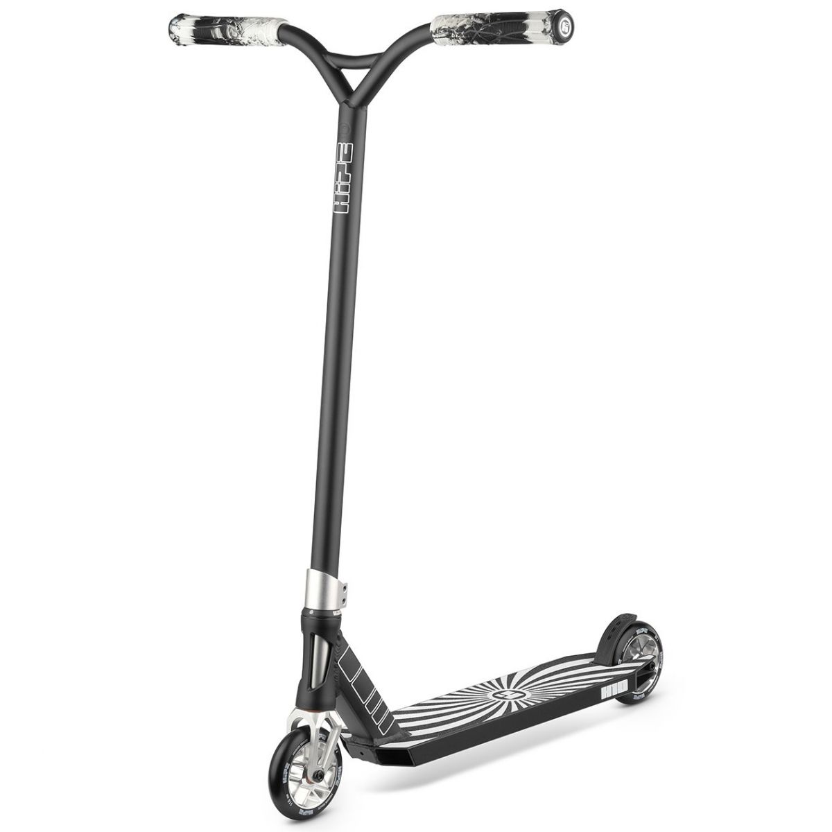 Трюковий самокат Hipe H10 (Silver-black)