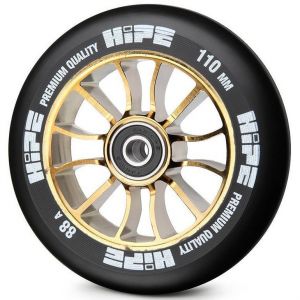 Колесо для трюкового самоката Hipe H01 110 (Gold-black)