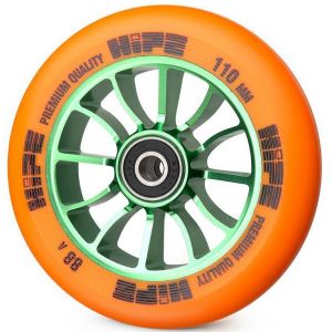Колесо для трюкового самоката Hipe H01 110 (Green-orange)