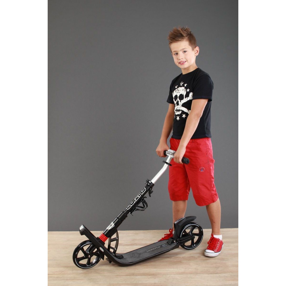 Самокат SMJ Sport K2 Fusion black (чорний)