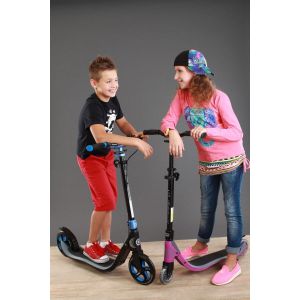 Самокат Globber ONE NL 125 Deluxe (біло-рожевий)