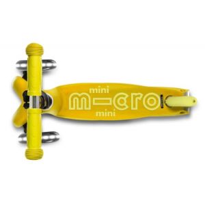 Самокат Mini Micro Deluxe Yellow LED (желтый)