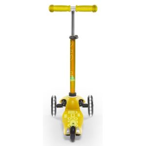 Самокат Mini Micro Deluxe Yellow LED (желтый)