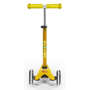 Самокат Mini Micro Deluxe Yellow LED (желтый)