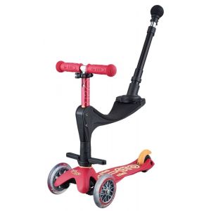 Самокат Mini Micro 3 in 1 Deluxe Plus Ruby Red (червоний)