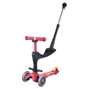 Самокат Mini Micro 3 in 1 Deluxe Plus Ruby Red (червоний)