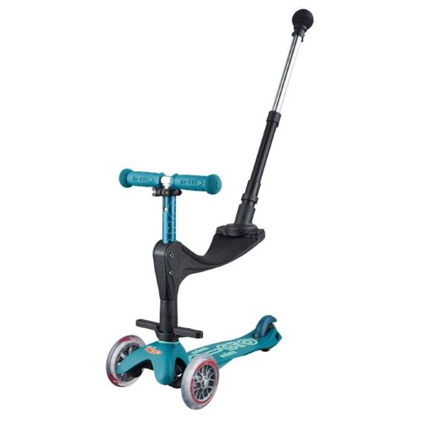 Біговел-самокат Mini Micro 3 in 1 Deluxe Plus Ice Blue (блакитний)