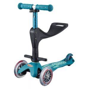 Беговел-самокат Mini Micro 3 in 1 Deluxe Plus Ice Blue (голубой)