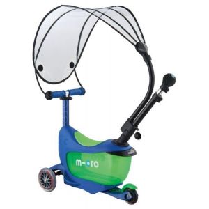 Самокат Micro Mini2go Canopy Deluxe Crystal Blue (синій)
