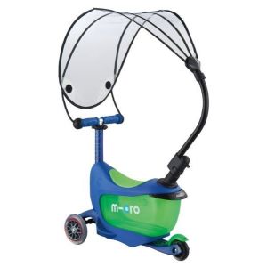 Самокат Micro Mini2go Canopy Deluxe Crystal Blue (синій)