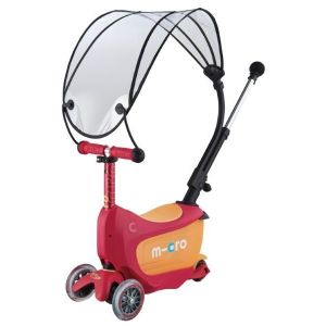 Біговел-самокат Micro Mini2go Canopy Deluxe Ruby Red (червоний)