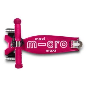Самокат Maxi Micro Deluxe Pink LED (розовый)