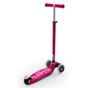 Самокат Maxi Micro Deluxe Pink LED (розовый)