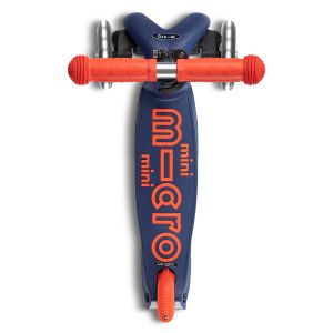 Самокат Mini Micro Deluxe Foldable LED (Navy Blue)