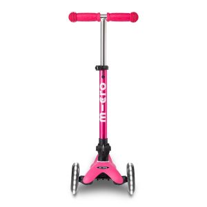 Самокат Mini Micro Deluxe Foldable LED (Pink)