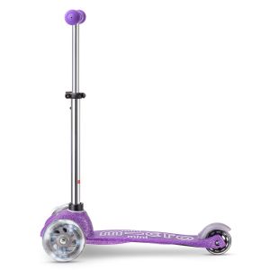 Самокат Mini Micro Deluxe Fairy Glitter LED (Purple)
