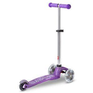 Самокат Mini Micro Deluxe Fairy Glitter LED (Purple)